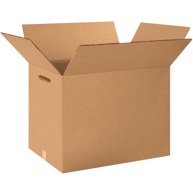 24x24x12 Double Wall Corrugated Box Bundle - Kraft ECT-48 - Image 1