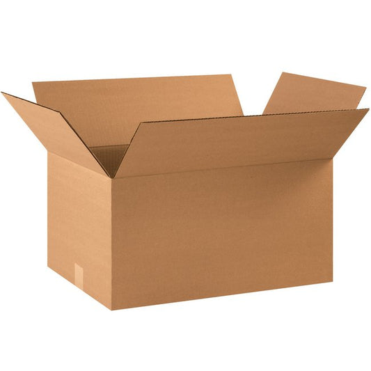 Alpha 22x14x10 ECT-32 Kraft Corrugated Box Bundle - Pack of 20 - Image 1