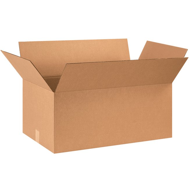 Alpha Packaging, Inc. 28x16x12 ECT-32 Kraft Corrugated Box Bundle - Image 1