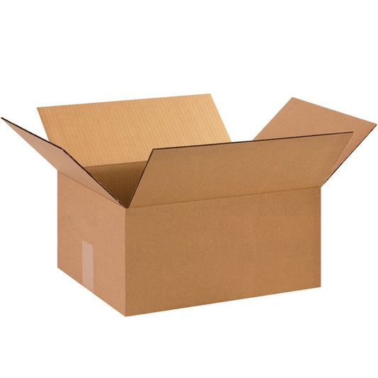 15x13x7 Kraft Corrugated Box - Pack of 25 - Image 1