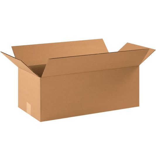 22x10x8 Long Corrugated Box - Kraft ECT-32 (Bundle of 20) - Image 1