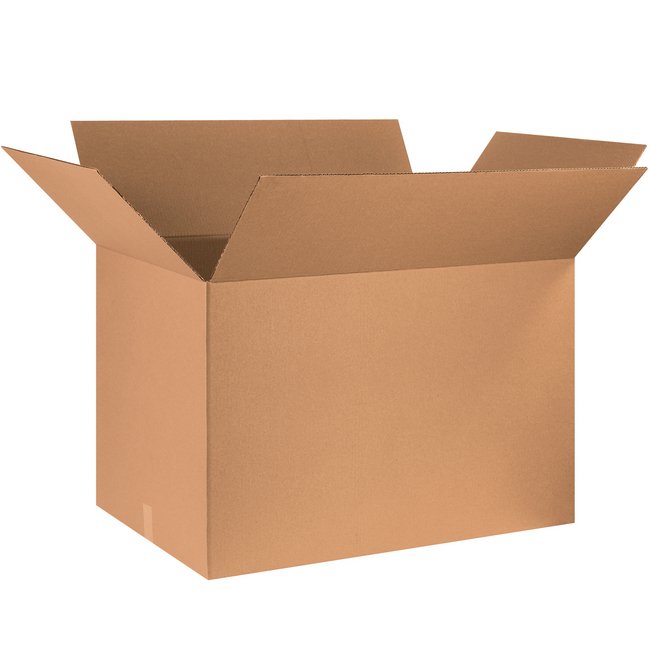 36x24x24 ECT-32 Kraft Corrugated Box - Pack of 5 - Image 1