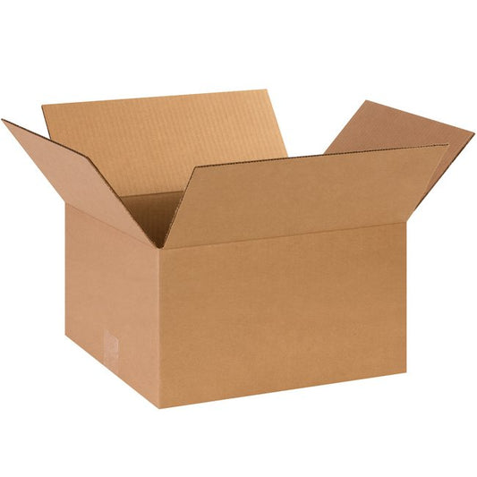 Alpha Packaging, Inc. 14x12x8 ECT-32 Kraft Corrugated Box Bundle (25-Pack) - Image 1