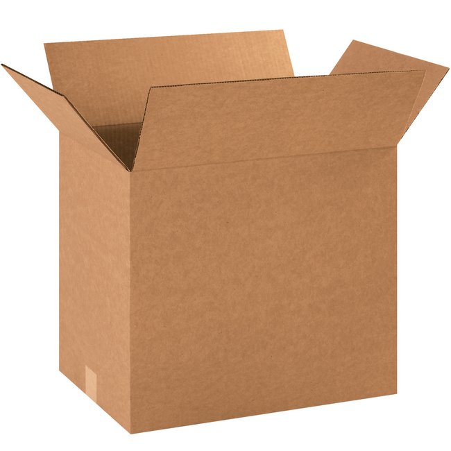 Alpha Industrial 18x12x16 ECT-32 Kraft Corrugated Box Bundle (Pack of 25) - Image 1