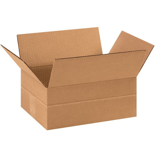 Adjustable Multi-Depth Corrugated Box - 11-3/4 x 8-3/4 x 4-3/4 in - Image 1