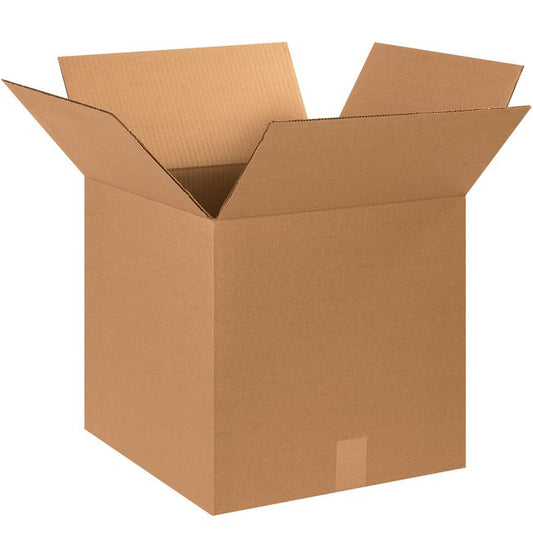 15x15x15 Kraft Corrugated Shipping Box - Image 1