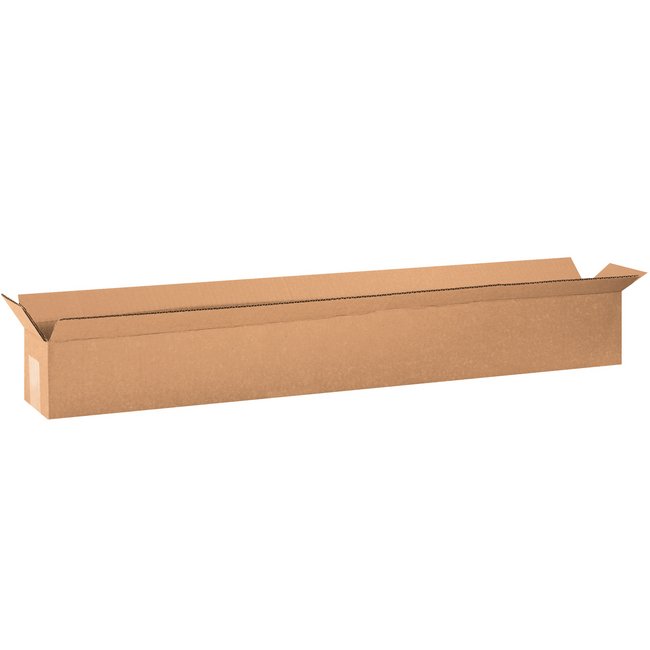 36x4x4 Long Corrugated Box - Kraft ECT-32 (Bundle of 25) - Image 1