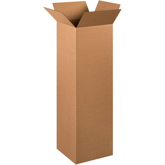 Alpha Tall Kraft Corrugated Box - 12x12x40 - Image 1