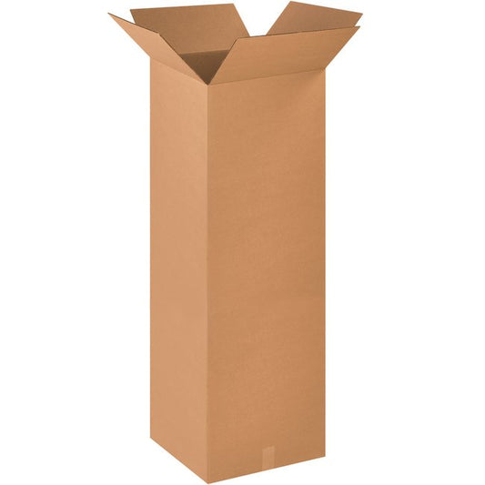 Alpha 16x16x48 Tall Corrugated Box - ECT-32 Kraft - Image 1