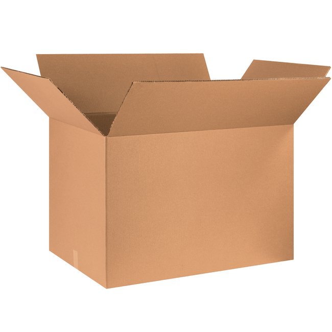 Alpha Packaging 36x24x24 Double Wall Box - Kraft ECT-48 Corrugated Bundle of 5 - Image 1