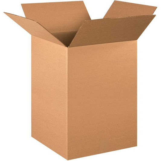 Alpha Packaging, Inc. 16x16x24 Kraft Corrugated Box - Image 1