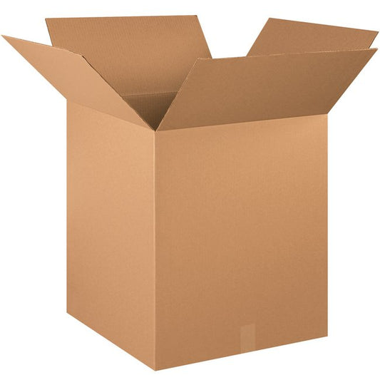 Alpha Packaging 22x22x24 ECT-32 Kraft Corrugated Box Bundle - Pack of 10 - Image 1