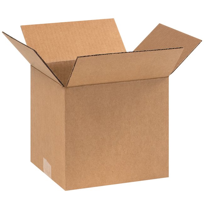 Alpha Packaging, Inc. 9x8x8 ECT-32 Kraft Corrugated Box Bundle (25 Pack) - Image 1