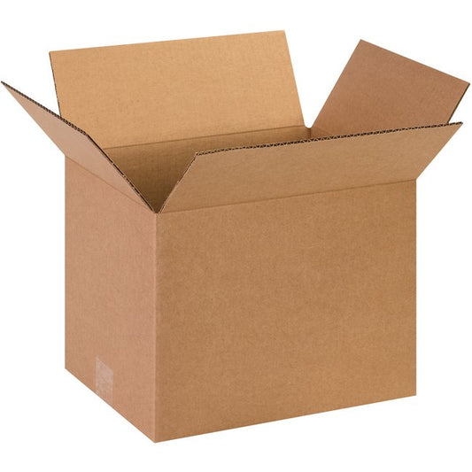 13x10x10 Kraft ECT-32 Corrugated Box Bundle (25 Pack) - Image 1