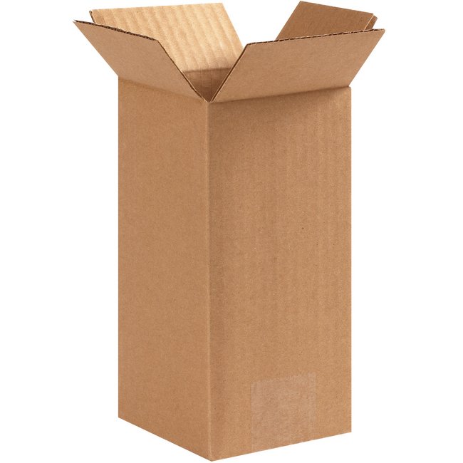 Corrugated Box 4x4x8 Inches - Image 1