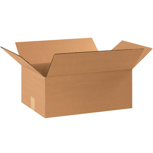 17-1/4x11-1/4x7 Kraft Corrugated Box (25 Pack) - Image 1