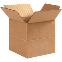 4x4x4 Inch Corrugated Box Bundle (25-Pack) - Multi-Depth Shipping & Storage Boxes
