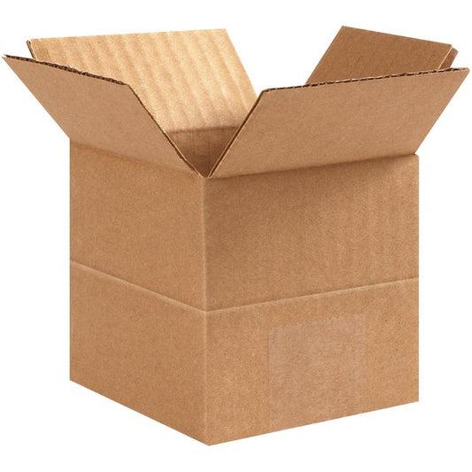 4x4x4 Inch Corrugated Box Bundle (25-Pack) - Multi-Depth Shipping & Storage Boxes - Image 1