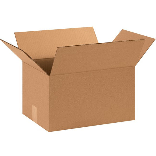 Alpha Packaging, Inc. 15x11x8 ECT-32 Single Wall Corrugated Box Bundle (25 Pack) - Image 1