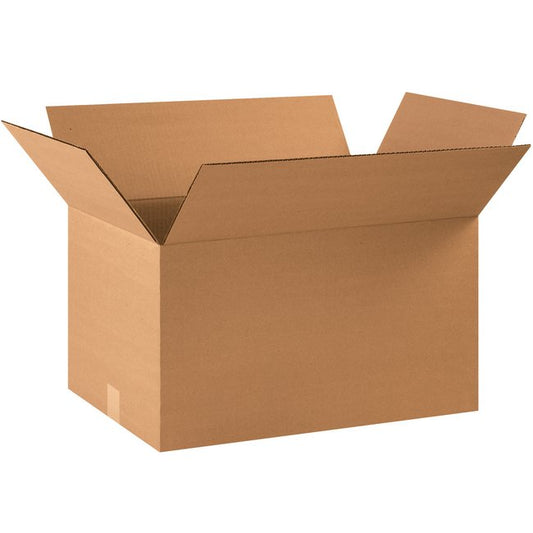 Alpha Packaging, Inc. 22x14x12 ECT-32 Kraft Corrugated Box Bundle - Pack of 20 - Image 1