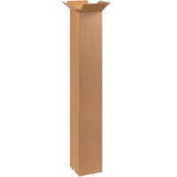 10x10x60 Tall Kraft Corrugated Box, Bundle of 15