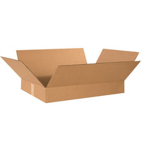 19x12x3 Flat Corrugated Box - Kraft ECT-32, Pack of 25