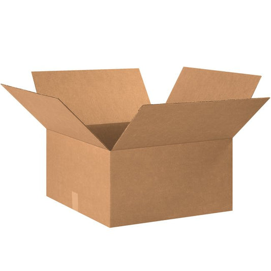 Alpha Packaging, Inc. 18-1/2x18-1/2x9 ECT-32 Kraft Corrugated Box Bundle (20 Pack) - Image 1