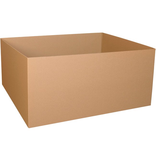 48x40x24 ECT-32 Corrugated Bottom Box Bundle (Pack of 5) - Alpha Packaging, Inc. - Image 1