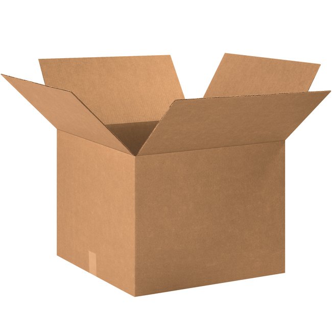 Alpha Packaging, Inc. 20x20x15 Kraft ECT-32 Corrugated Box Bundle (Pack of 20) - Image 1