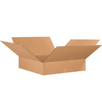 26x26x8 Flat Corrugated Box - Kraft ECT-32, Bundle of 10