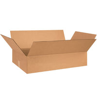 Alpha Packaging 28x18x6 Kraft Flat Corrugated Box Bundle (20-Pack)