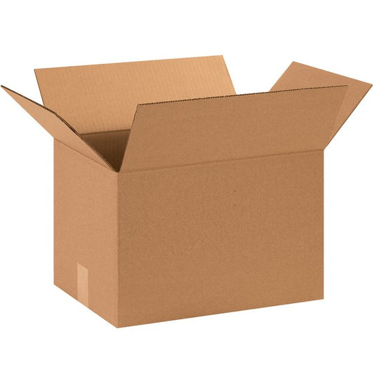 Alpha Packaging 15x11x11 ECT-32 Kraft Corrugated Box Bundle (25-Pack) - Image 1