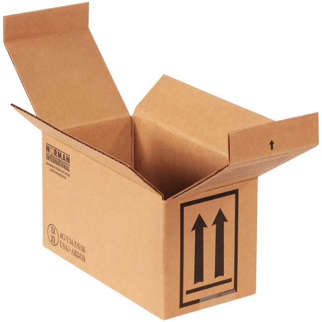 9-1/2x4-5/8x5 HazMat Corrugated Box (25-Pack) - Image 1