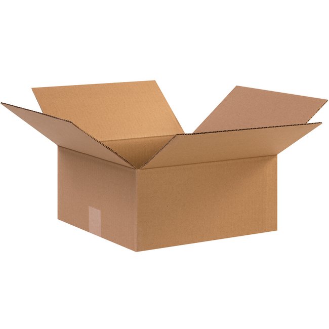 Alpha Packaging, Inc. 12.5x12.5x6 in ECT-32 Single Wall Corrugated Box (Bundle of 25) - Image 1