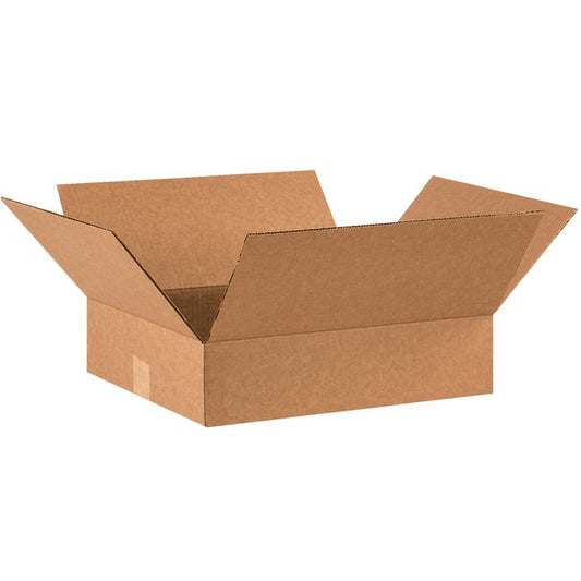 16x14x4 Flat Corrugated Box - Image 1