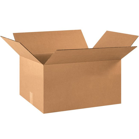 Alpha Packaging, Inc. 21-3/8x15-5/8x12-5/8 ECT-32 Kraft Corrugated Box Bundle (20-Pack) - Image 1
