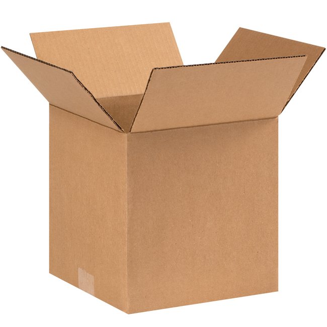9x9x9 Kraft ECT-32 Corrugated Box Bundle Pack (25 Pack) - Image 1