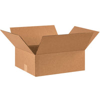 16x14x6 Flat Corrugated Box - ECT-32 Kraft, Bundle of 25