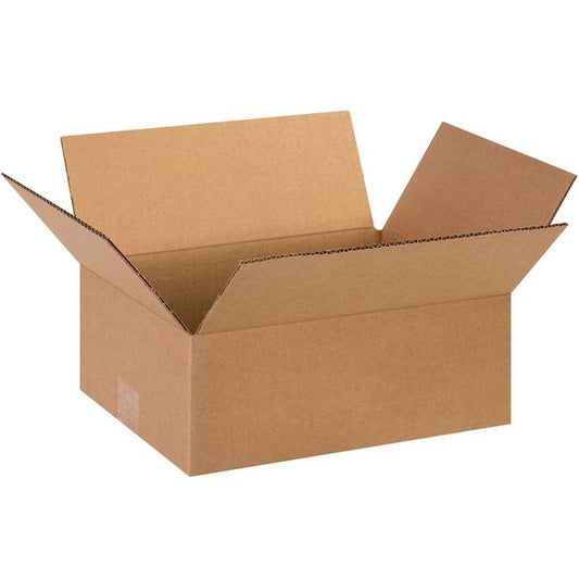 13x10x5 Flat Corrugated Box - Image 1