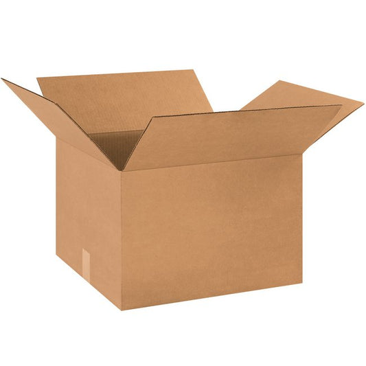 Alpha Packaging, Inc. 18x16x12 ECT-32 Kraft Corrugated Box 25-Pack - Image 1