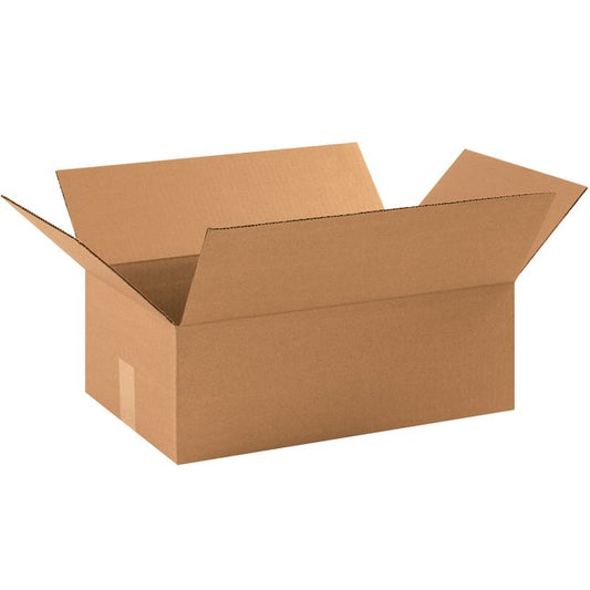 17-1/4 x 11-1/2 x 6 Inch Kraft Corrugated Box Bundle (25 Pack) - Image 1