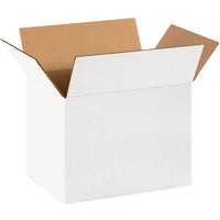 14x10x10 White ECT-32 Corrugated Box Bundle (25-Pack)