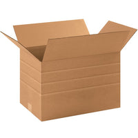 Adjustable Multi-Depth Corrugated Box - 16x12x10 in