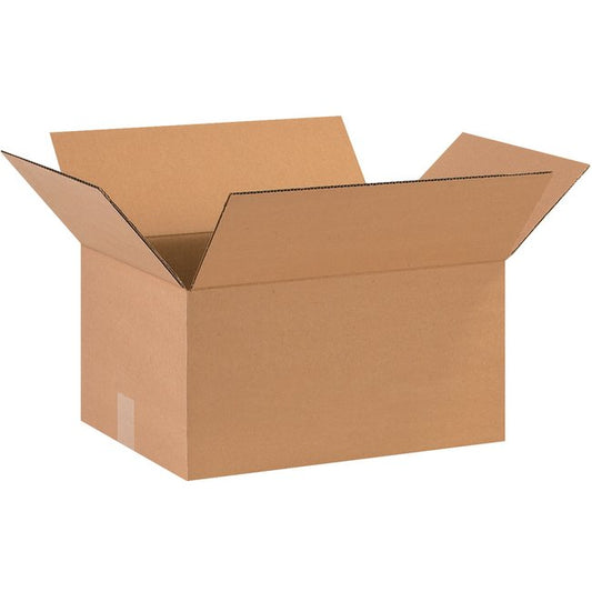16x12x8 Heavy-Duty ECT-44 Kraft Corrugated Box Bundle (25 Pack) - Image 1