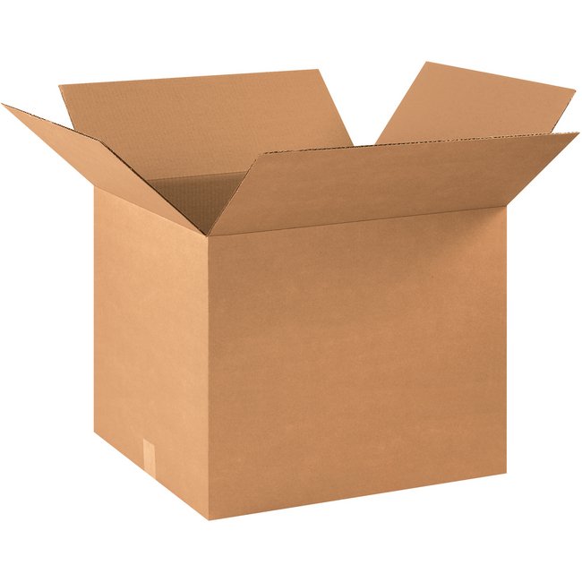 Alpha Packaging 22x18x18 ECT-32 Kraft Corrugated Box Bundle (Pack of 15) - Image 1