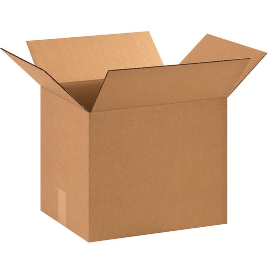 Alpha Packaging 15x12x12 ECT-32 Kraft Corrugated Box Bundle (25 Pack) - Image 1