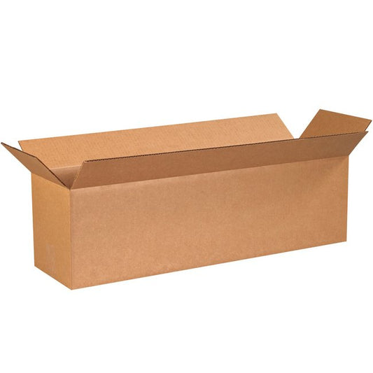40x10x10 Long Corrugated Box (Bundle of 15, Kraft, ECT-32, Alpha Packaging, Inc.) - Image 1