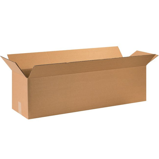 36x10x10 Long Corrugated Box - ECT-32 Kraft, Pack of 20 - Image 1