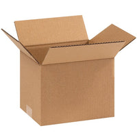 Alpha Packaging 9x7x7 ECT-32 Kraft Corrugated Box Bundle (25 Pack)