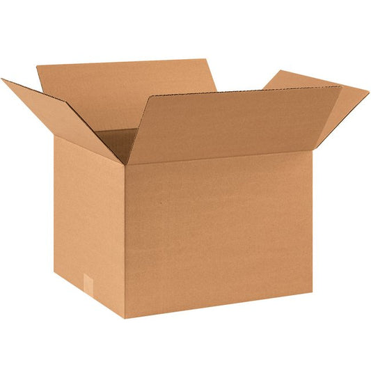 Alpha Packaging, Inc. 17x14x12 ECT-32 Kraft Corrugated Box Bundle (Pack of 25) - Image 1